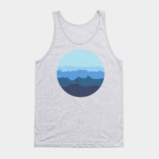 Mountain Biker cycling the mountains Tank Top